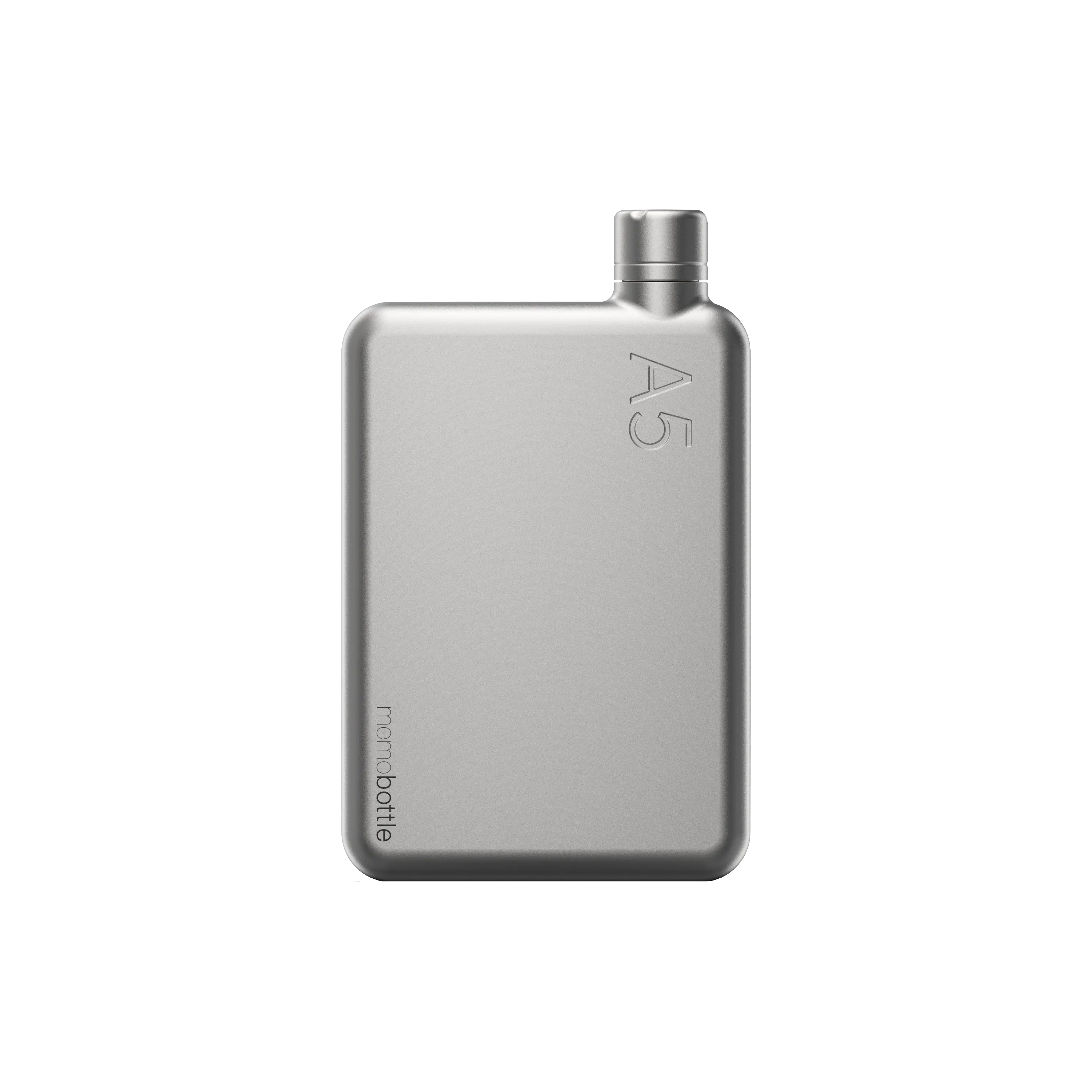 A5 memobottle (Stainless Steel) – Satin