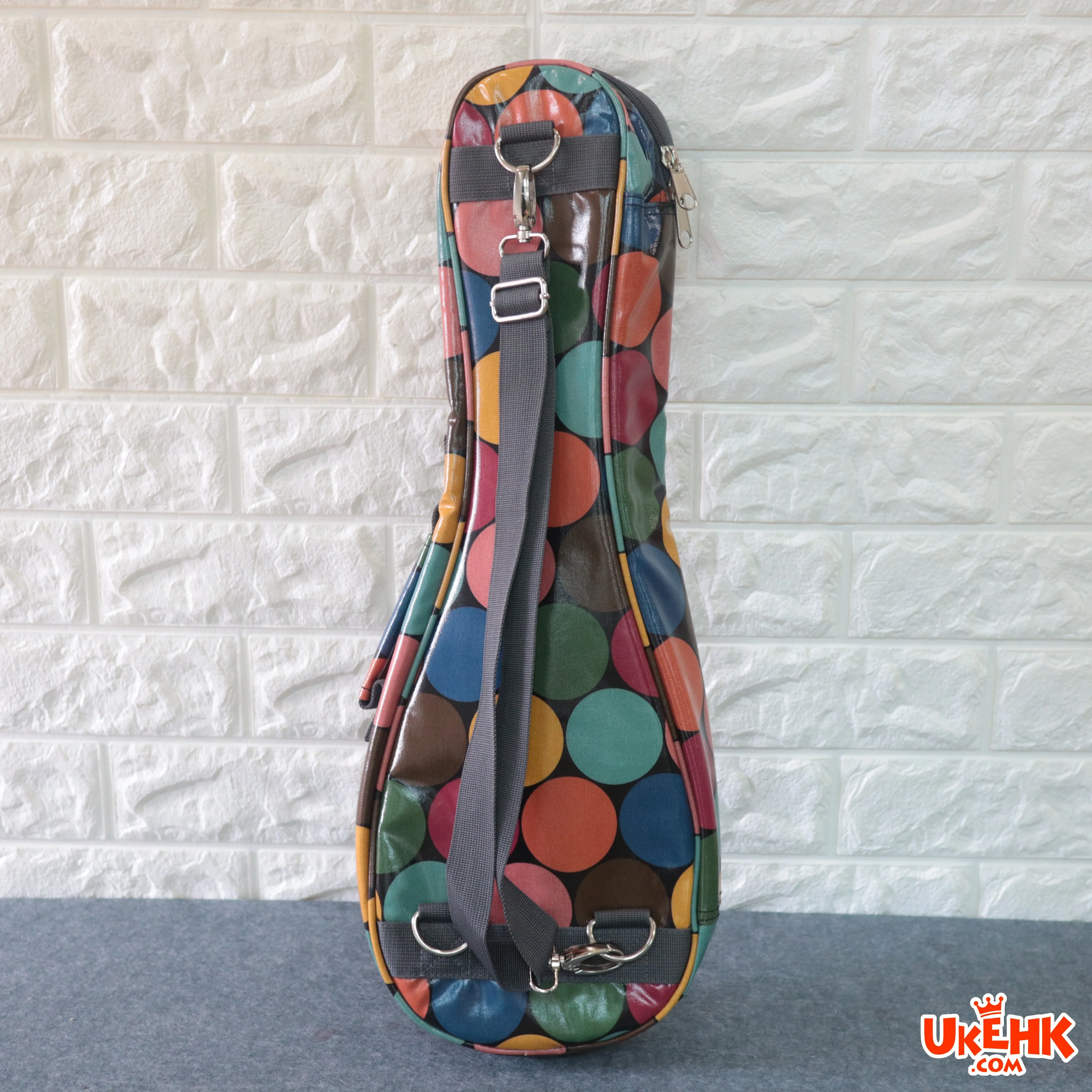 A'AMA Designer Series Gig Bag Soprano-Colorful Dot Black(DS-DOT-BK-S)
