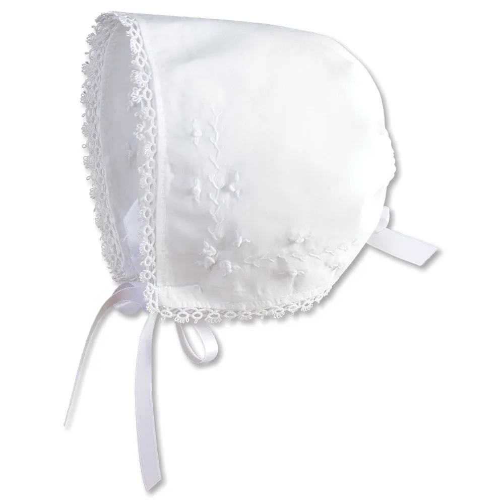 Adeline White Hankie Bonnet