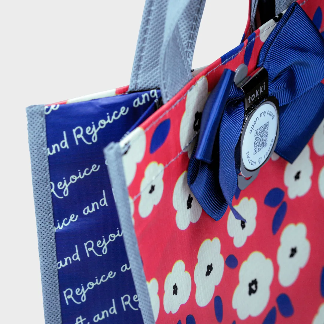 Admire | Large | Reusable Gift Bag   QR Greeting Card