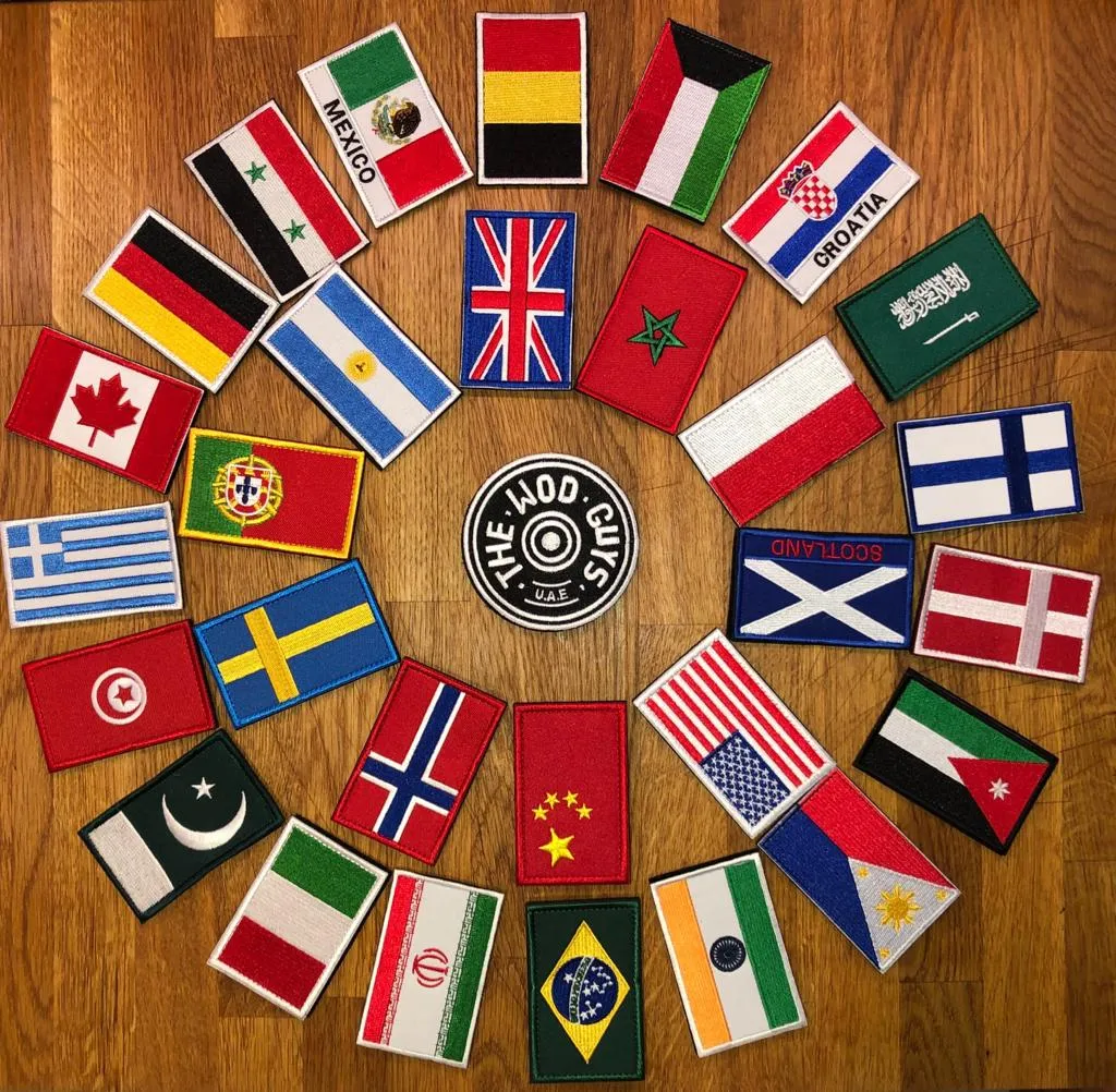 Africa Flags Patches (Velcro)