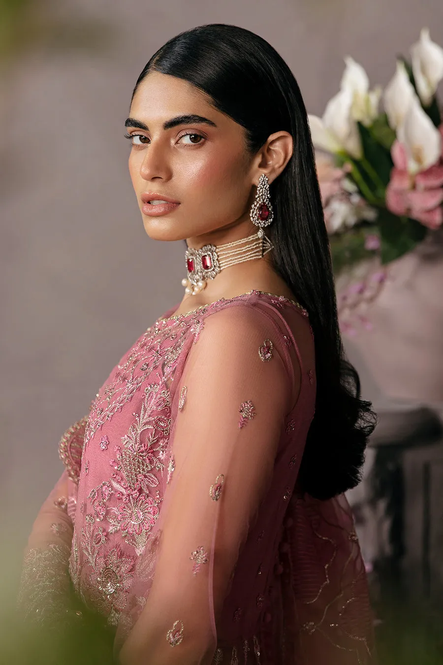 AFROZEH | LA FUCHSIA LUXURY FORMALS | SALMON