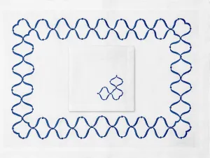 'AIDA' LINEN PLACEMATS WITH MATCHING NAPKINS