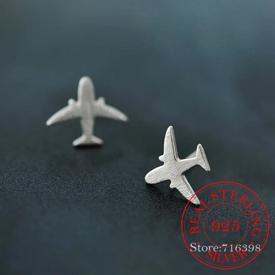 Airplane Stud Earrings