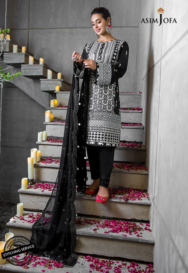 AJCK-02 | Asim Jofa Chikankari Eid Collection 2022 |  Unstitched Embroidered Lawn Suit