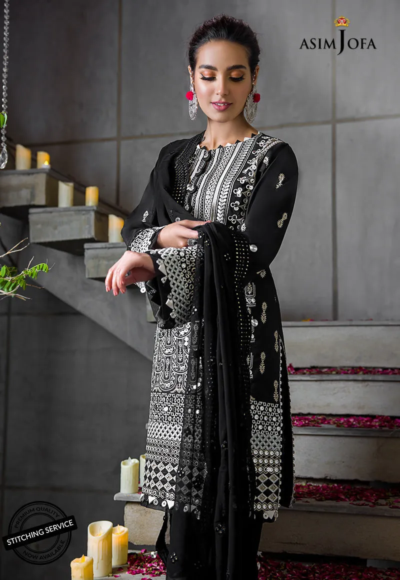 AJCK-02 | Asim Jofa Chikankari Eid Collection 2022 |  Unstitched Embroidered Lawn Suit