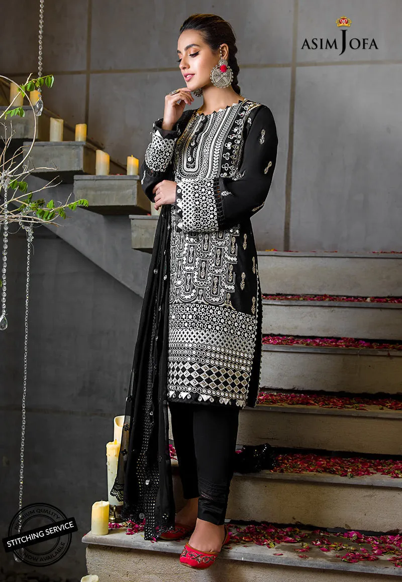 AJCK-02 | Asim Jofa Chikankari Eid Collection 2022 |  Unstitched Embroidered Lawn Suit