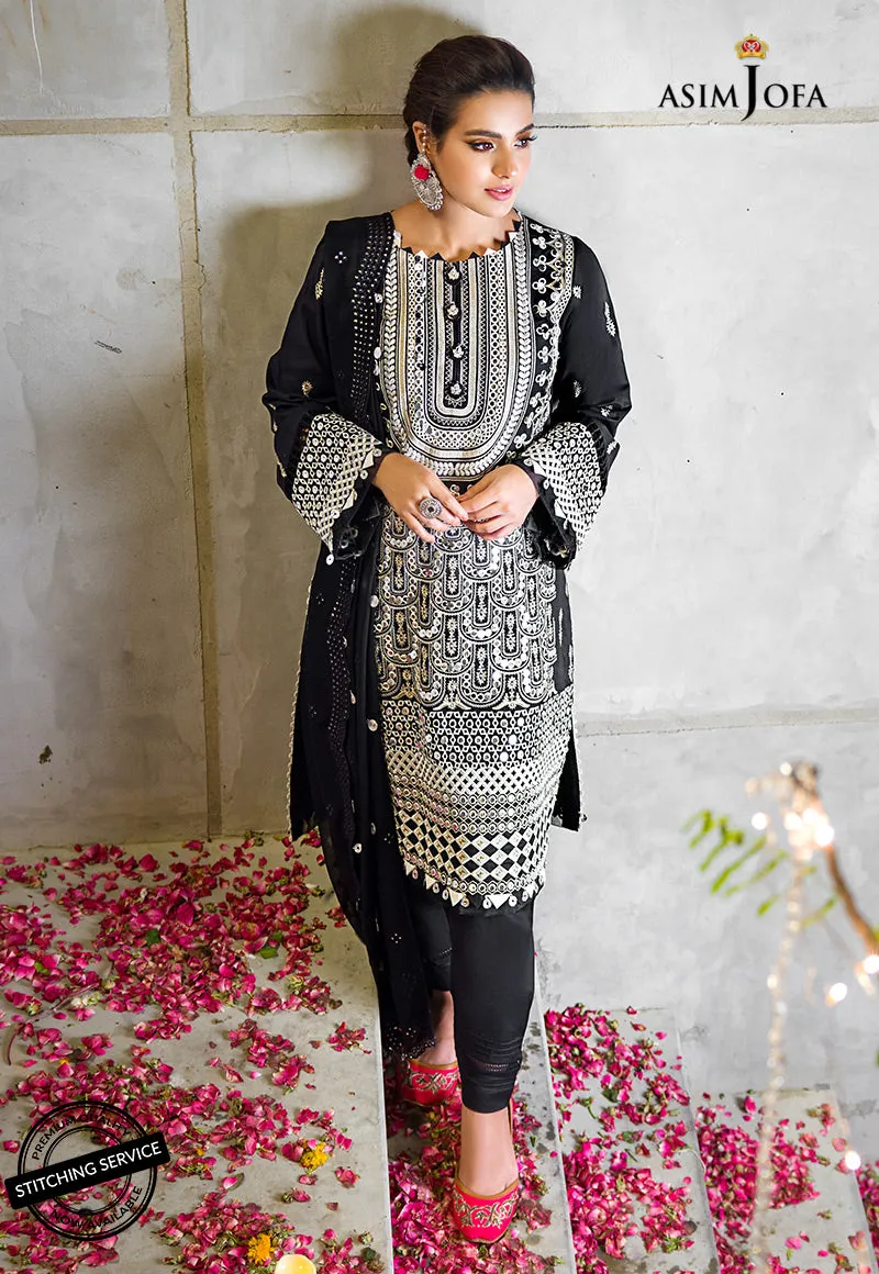 AJCK-02 | Asim Jofa Chikankari Eid Collection 2022 |  Unstitched Embroidered Lawn Suit