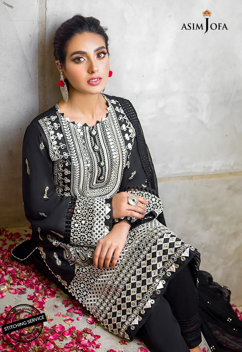 AJCK-02 | Asim Jofa Chikankari Eid Collection 2022 |  Unstitched Embroidered Lawn Suit