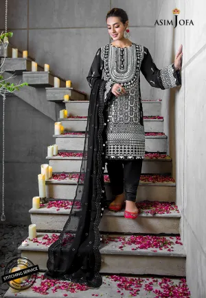 AJCK-02 | Asim Jofa Chikankari Eid Collection 2022 |  Unstitched Embroidered Lawn Suit
