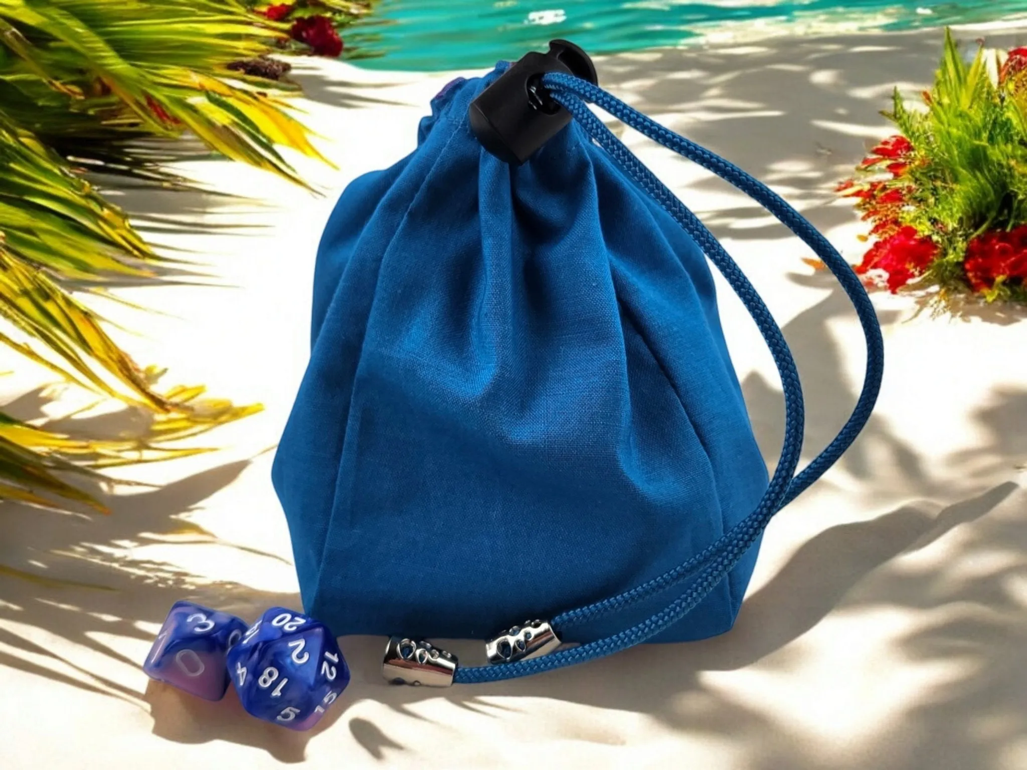 Alien flower dice bag