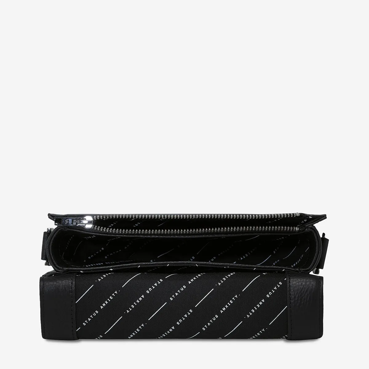 All Nighter Bag With Webbed Strap - Black