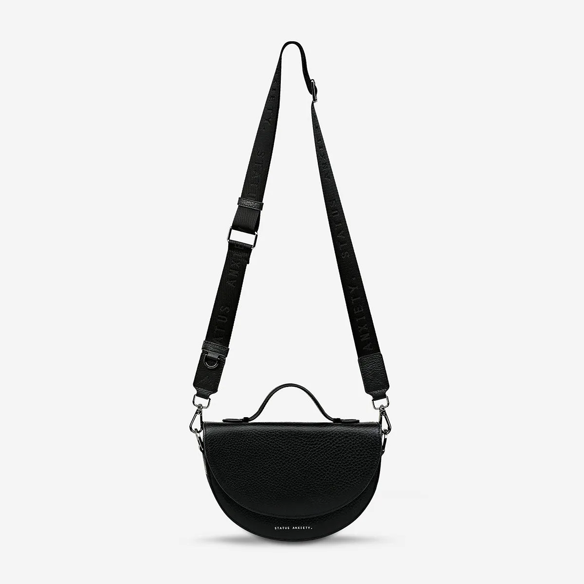 All Nighter Bag With Webbed Strap - Black