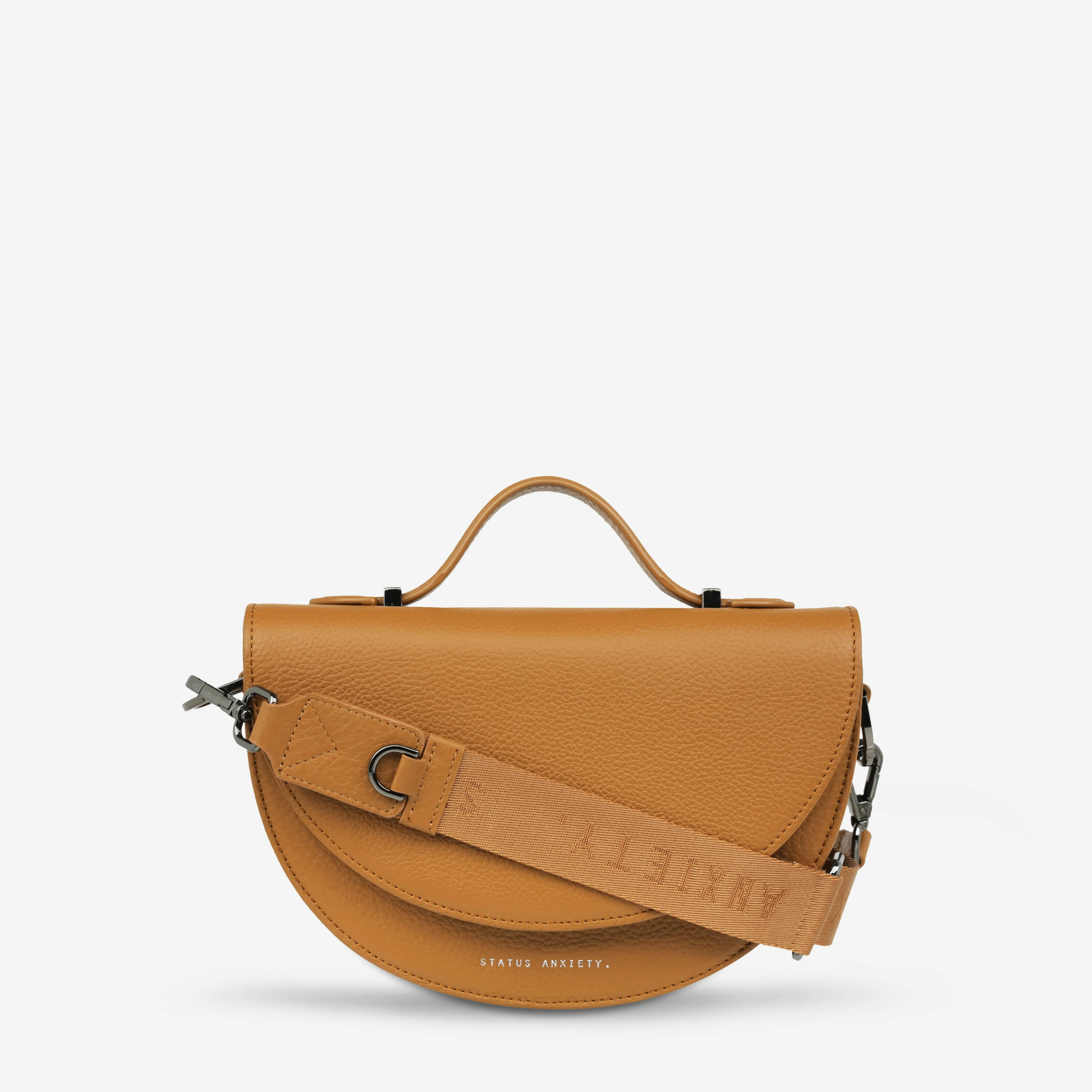 All Nighter Bag With Webbed Strap - Tan