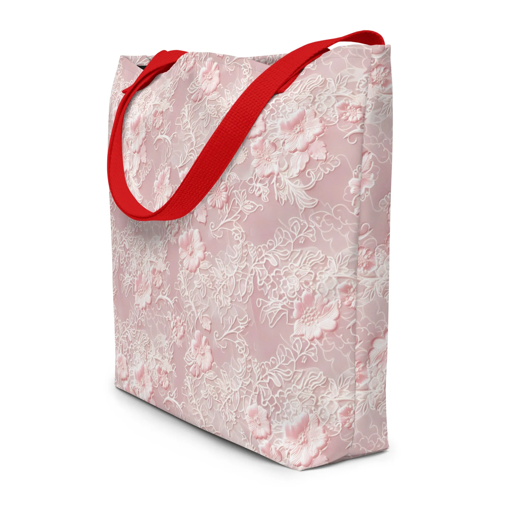 All-Over Print Large Tote Bag- Custom Bag- travel- weekend- shopping bag