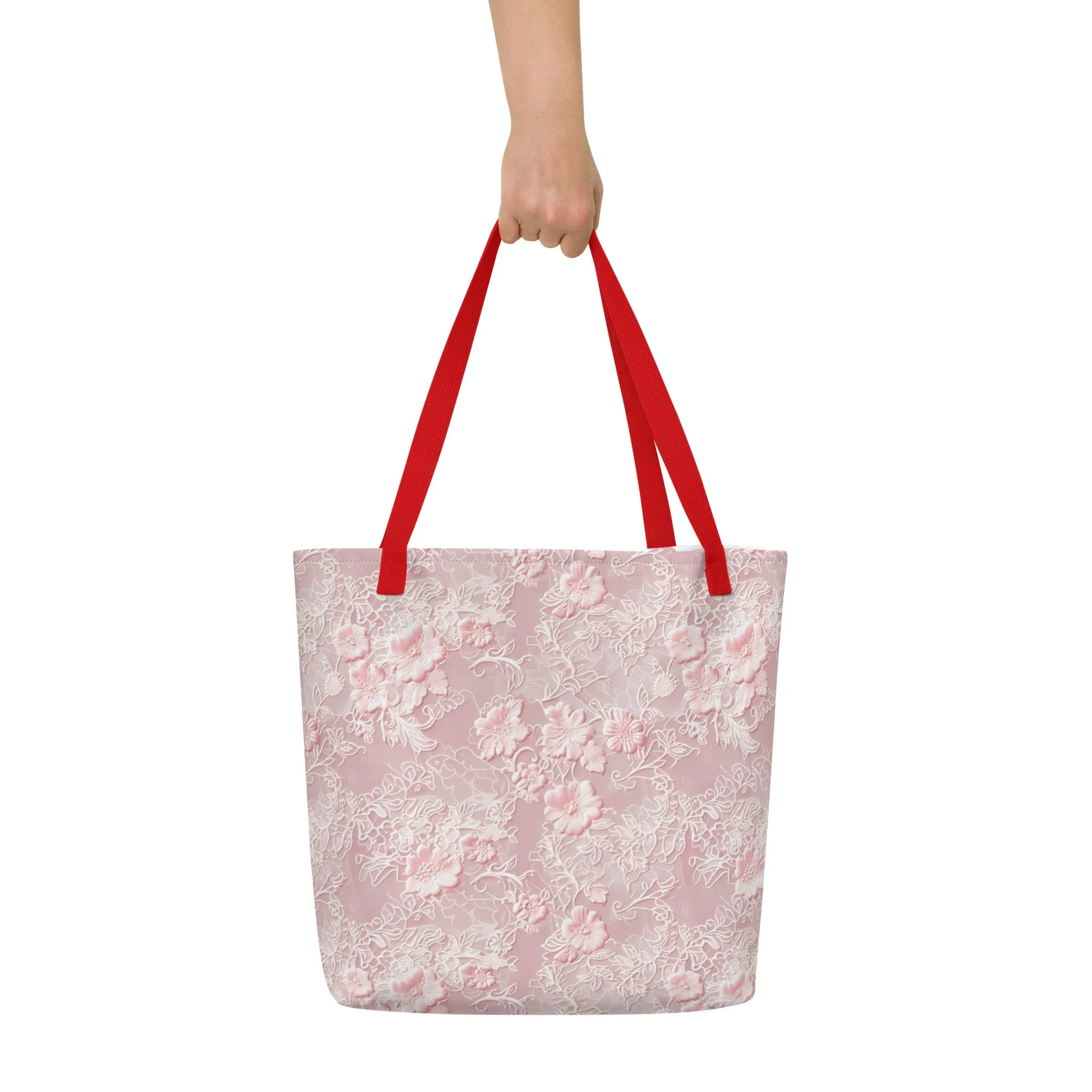 All-Over Print Large Tote Bag- Custom Bag- travel- weekend- shopping bag