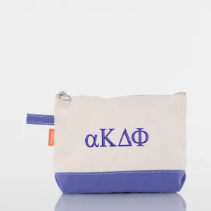 alpha Kappa Delta Phi Canvas Cosmetic Bag