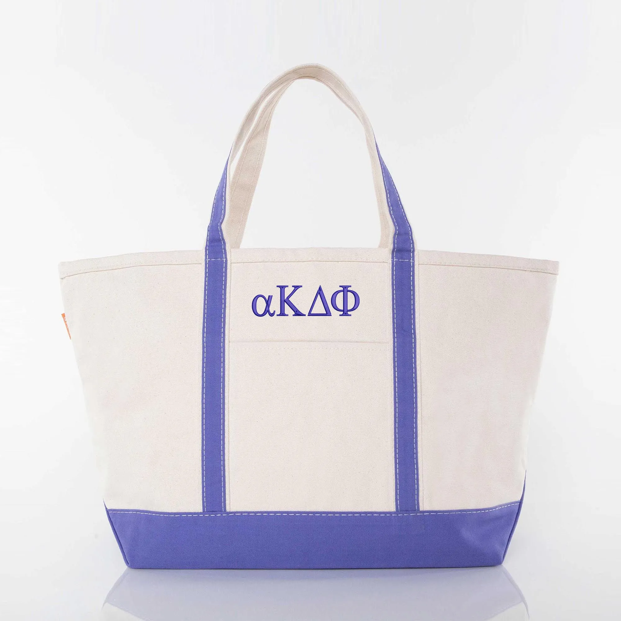 alpha Kappa Delta Phi Large Canvas Tote Bag