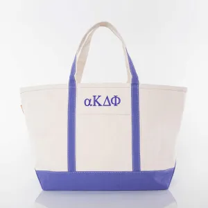 alpha Kappa Delta Phi Large Canvas Tote Bag