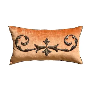 Antique European Raised Gold Metallic Embroidery (#E032124 | 11 x 20")