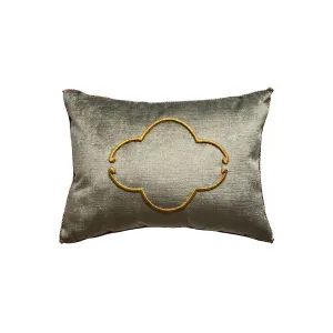 Antique European Raised Gold Metallic Embroidery (#E050923A&B | 11 x 15")