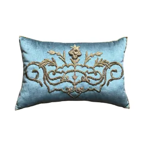 Antique Ottoman Empire Raised Gold Metallic Embroidery (#E070224 | 15.5x 23.5")