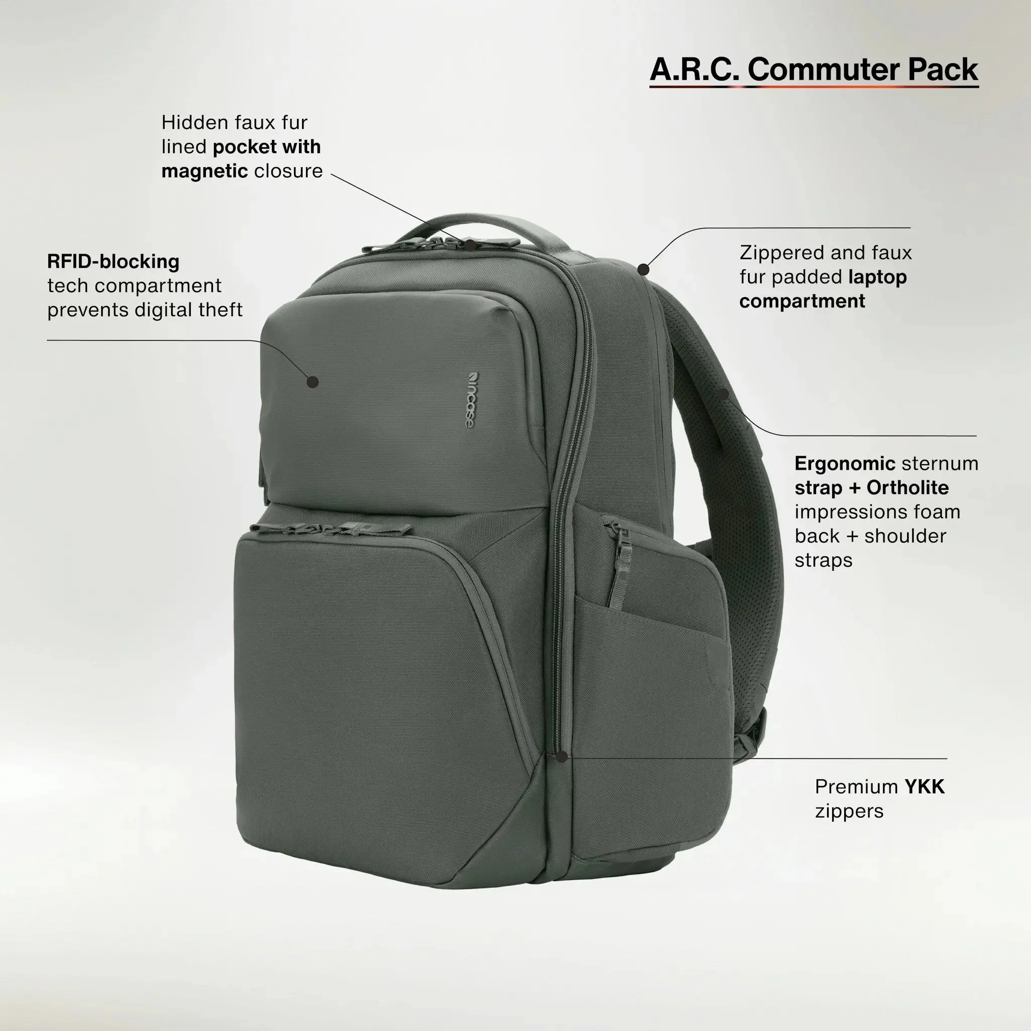 A.R.C. Commuter Pack With ReSpun 100% Recycled Polyester 26L