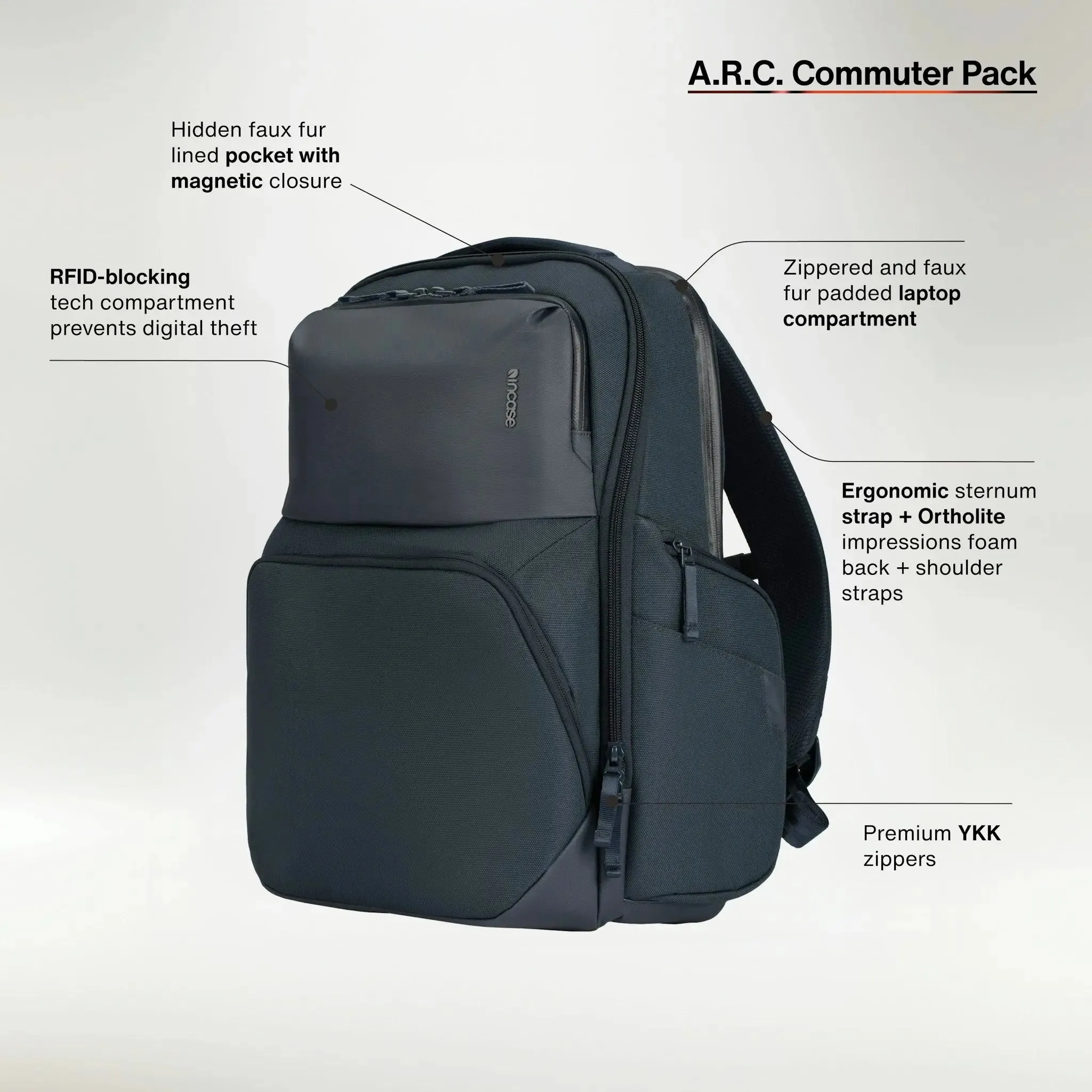 A.R.C. Commuter Pack With ReSpun 100% Recycled Polyester 26L