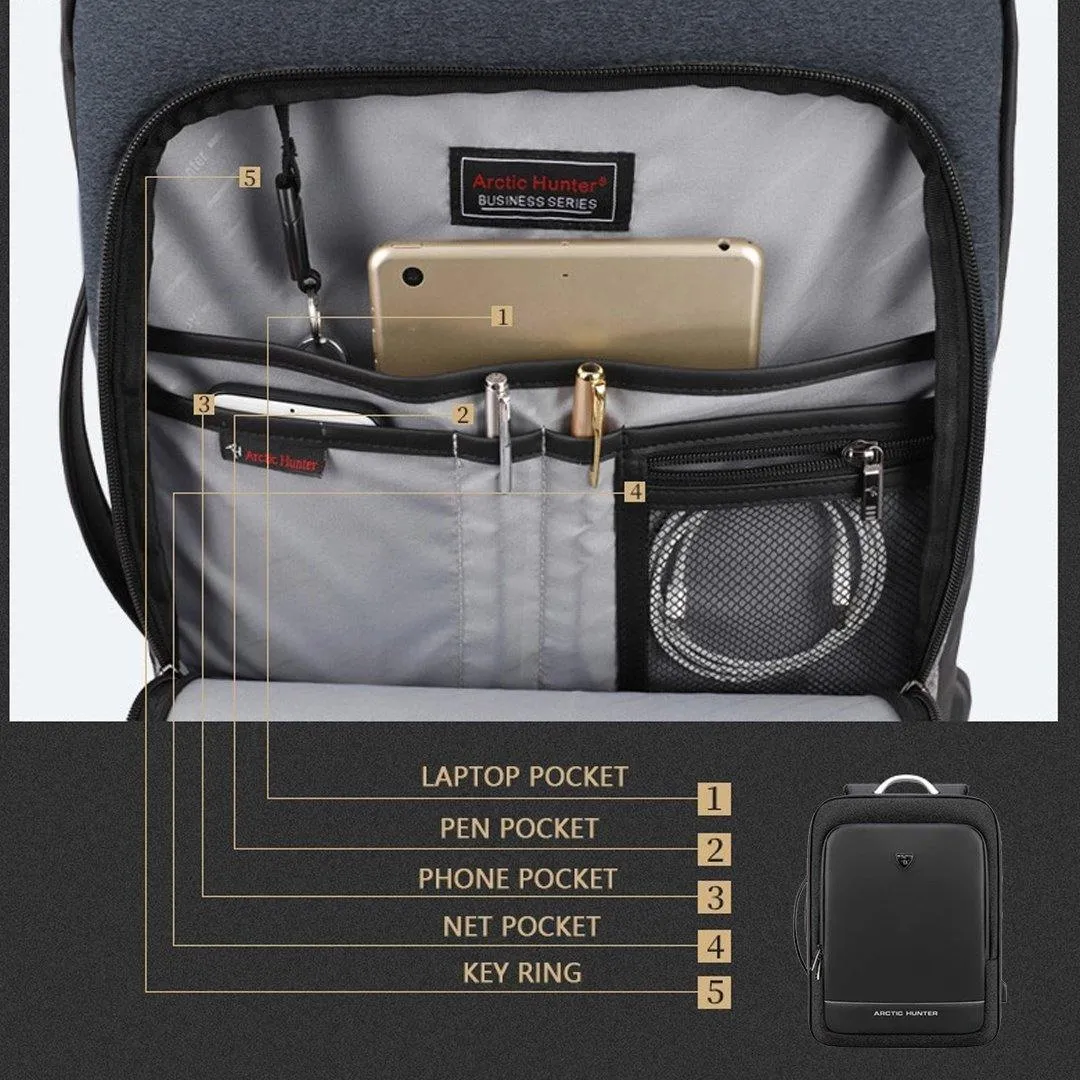 ARCTIC HUNTER 17" Laptop Bag - Model Hustle