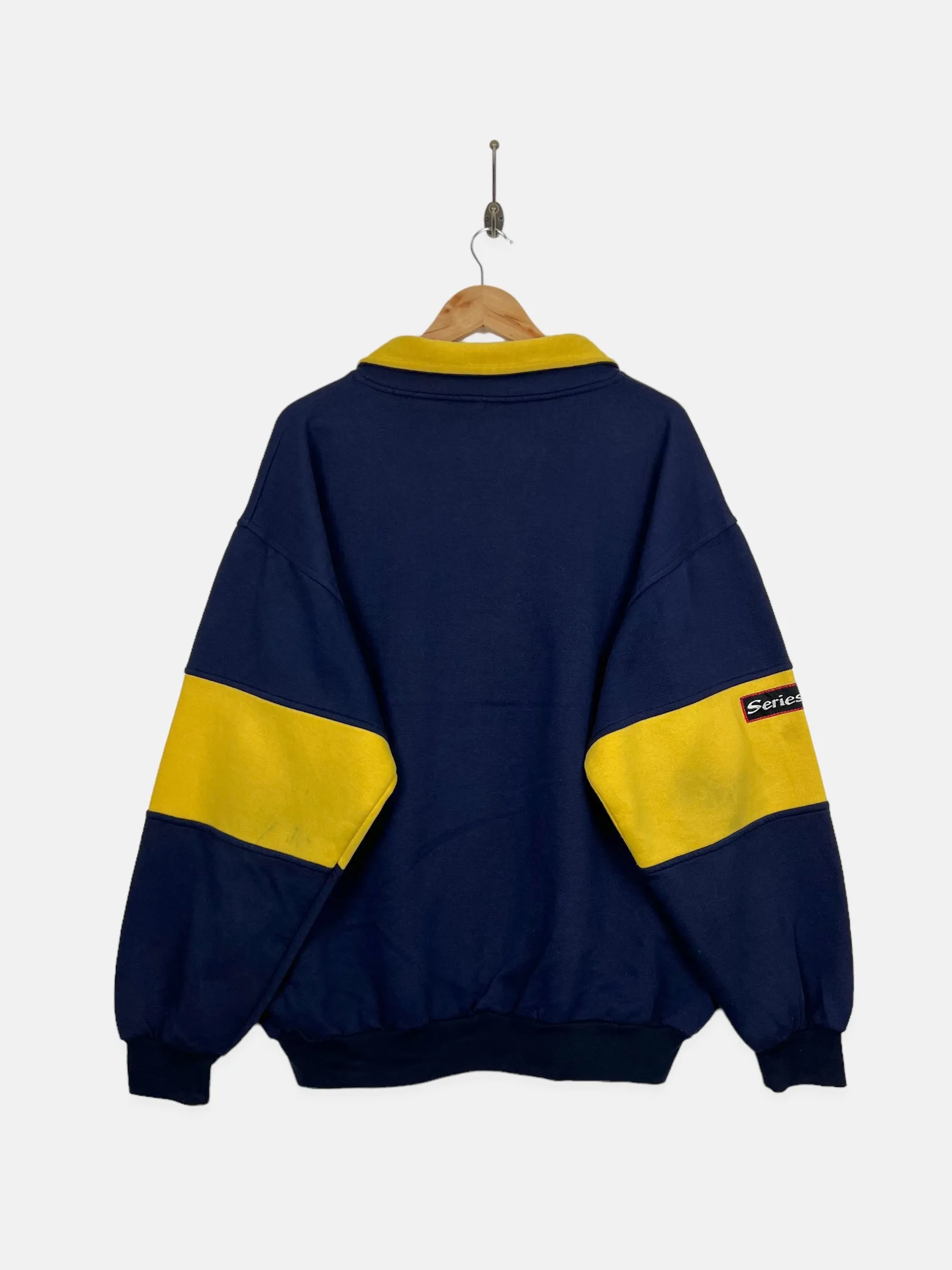 Australia 2000 Series Embroidered Vintage Collared Sweatshirt Size XL