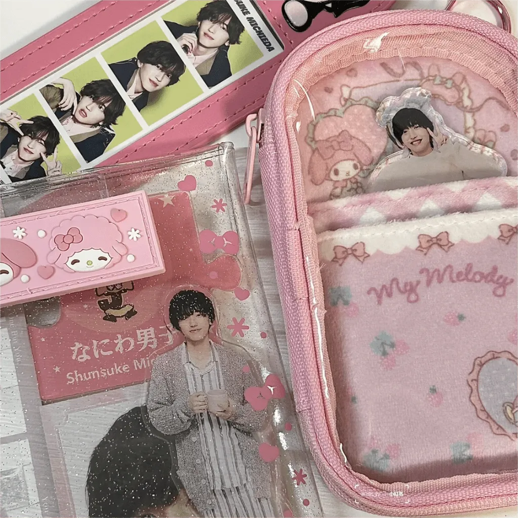 Authentic Sanrio Doll Storage Keychain Bag