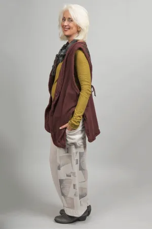 Autonomy Vest Currant UnPrinted-Blue Fish Clothing