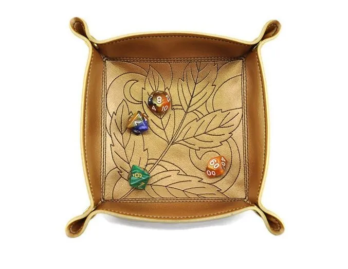 Autumn Ash Leaf dice tray