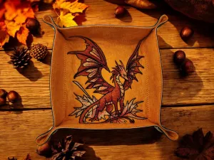 Autumn dragon dice tray