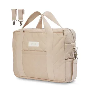 AVERY ROW Baby Changing Bag - Natural (With Pram Clips)