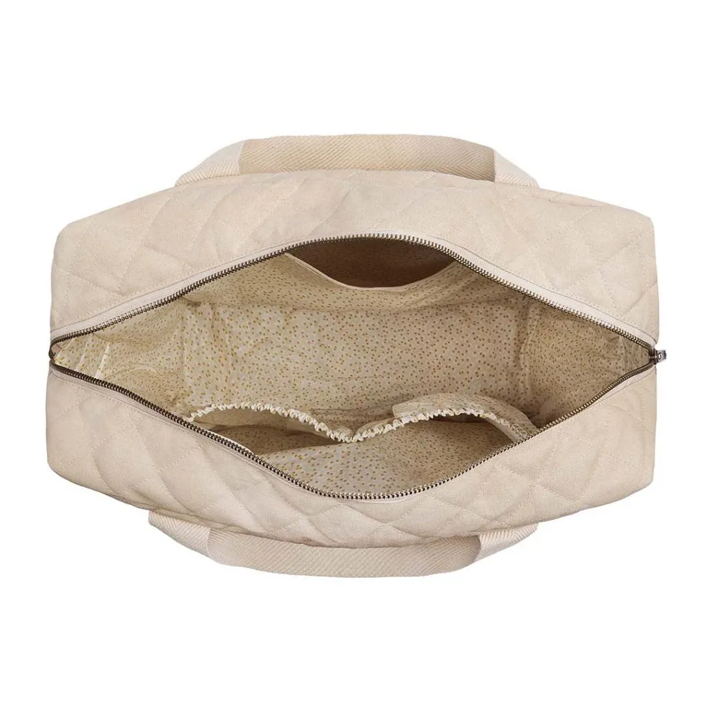AVERY ROW Baby Changing Bag - Natural (With Pram Clips)