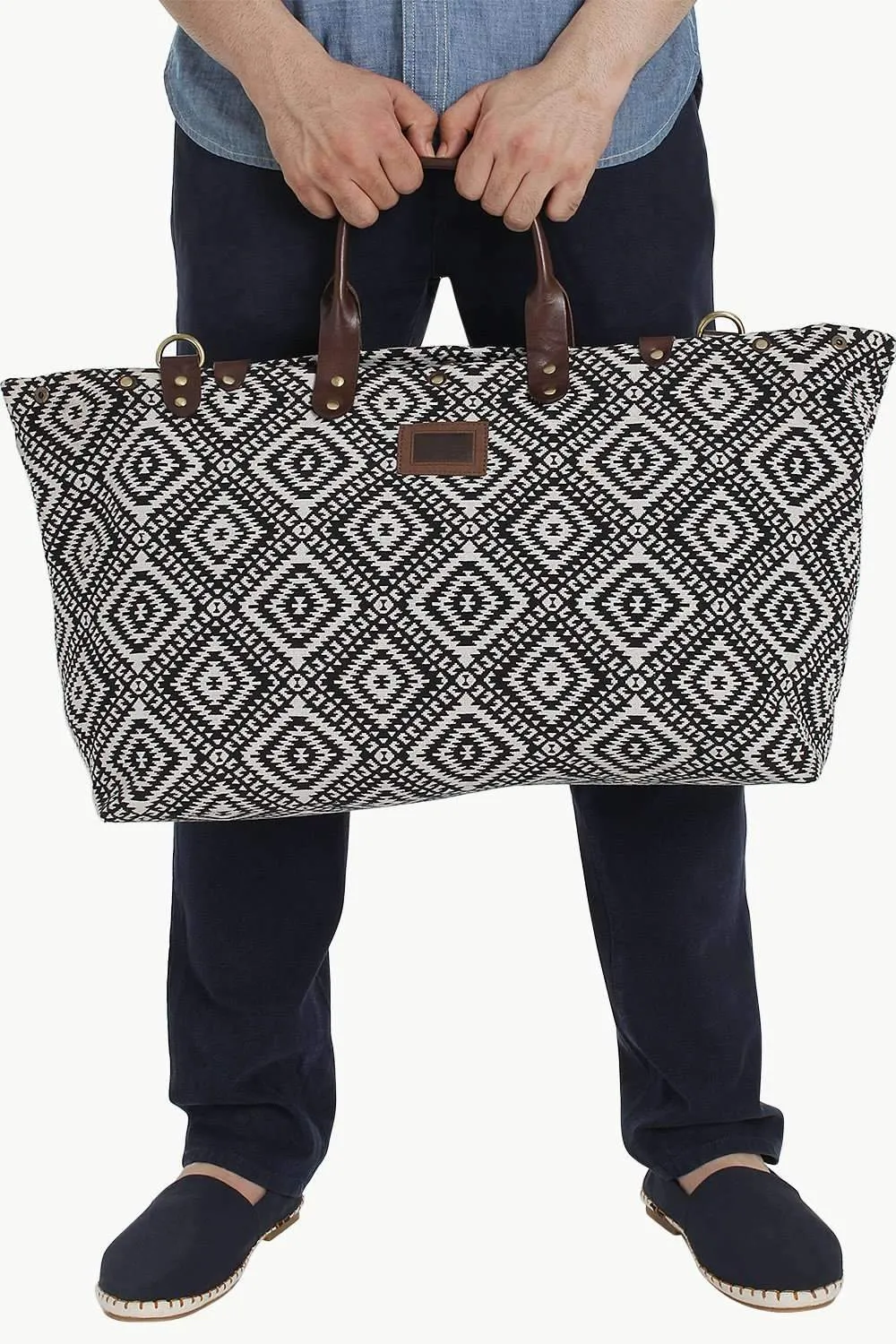 Aztec Weave Vintage Travellers Bag