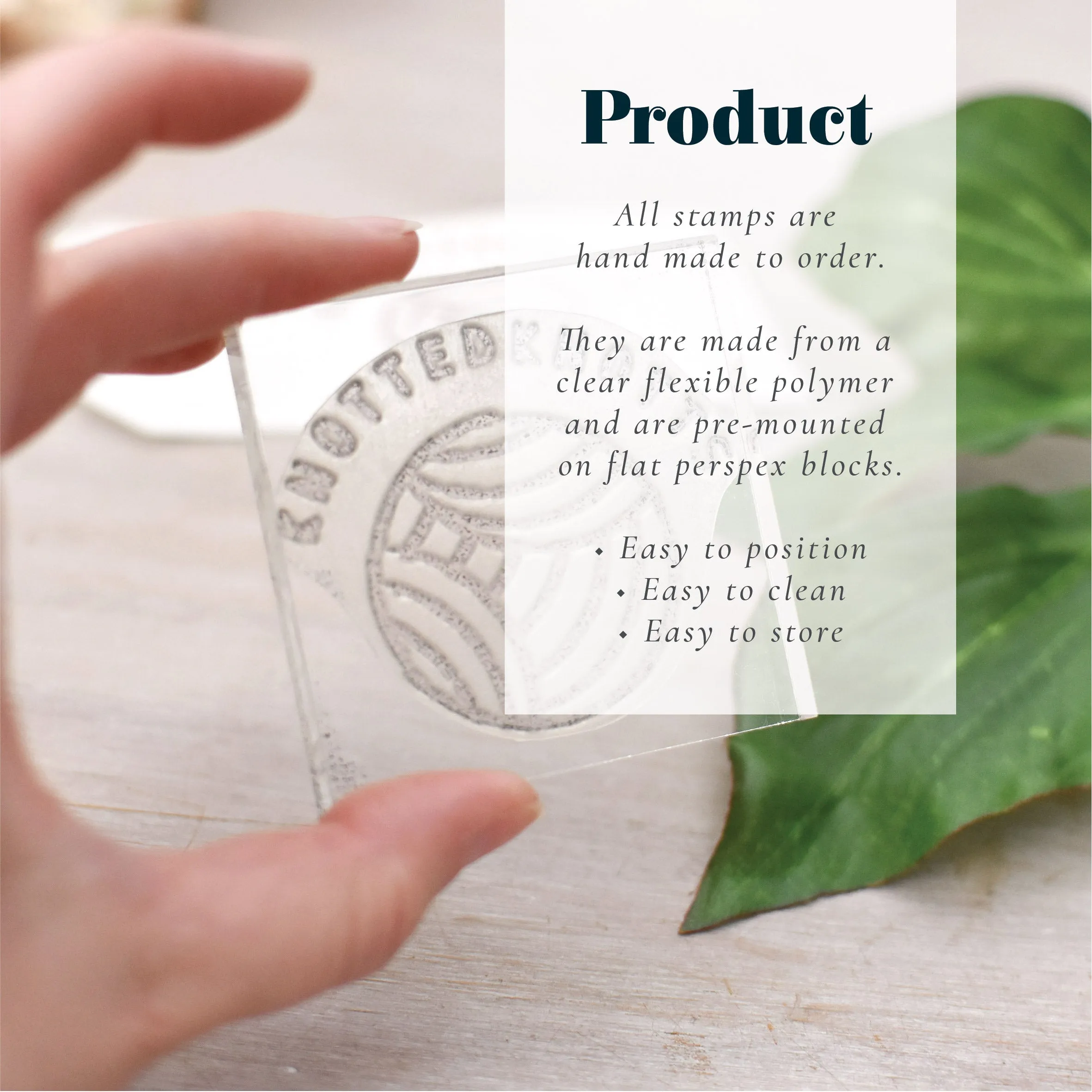 Babi Newydd Single Line Stamp | Welsh New Baby