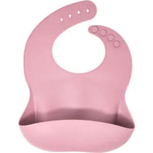 Baby Bar & Co. Silicone Bib - Mauve