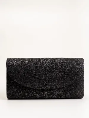 baby grande stingray clutch - black