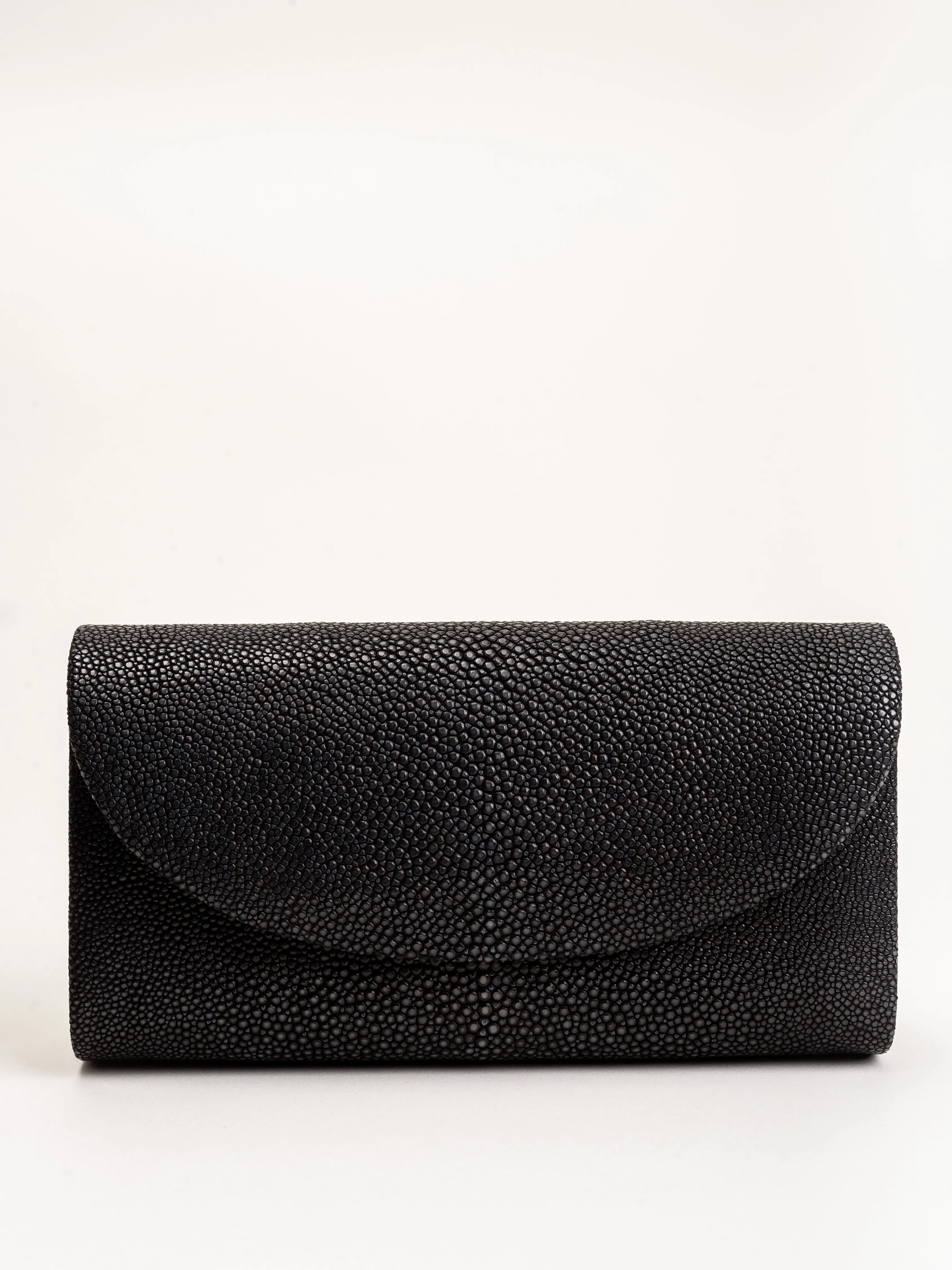 baby grande stingray clutch - black