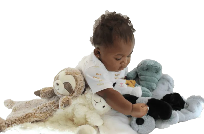 Baby Paper Gator Crinkle Cuddler (Min. of 6, multiples of 6)