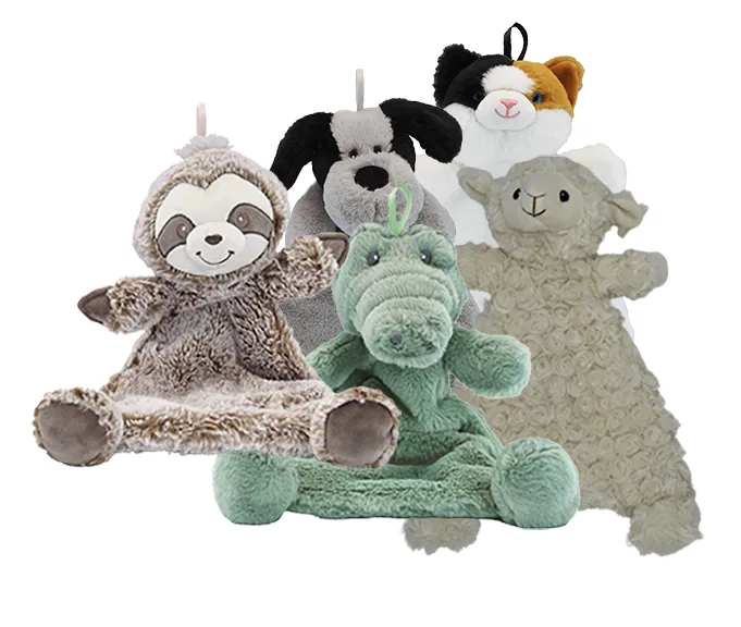 Baby Paper Gator Crinkle Cuddler (Min. of 6, multiples of 6)