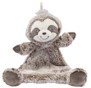 Baby Paper Sloth Crinkle Cuddler (Min. of 6, multiples of 6)