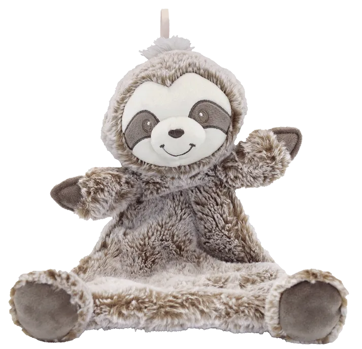 Baby Paper Sloth Crinkle Cuddler (Min. of 6, multiples of 6)