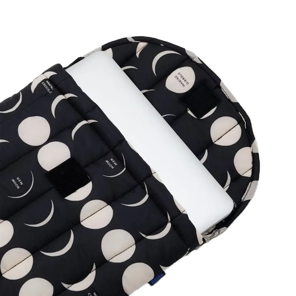 Baggu Puffy 16 inch Laptop Sleeve, Moon
