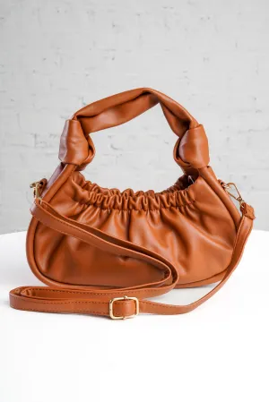 Baguette Shoulder Bag in Brown
