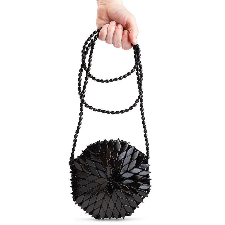 Bali Round Crossbody Bag - Black