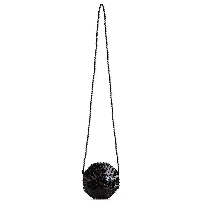 Bali Round Crossbody Bag - Black