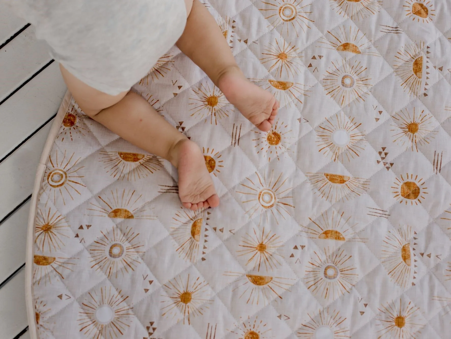 Bambella Designs Padded Waterproof Play Mat | Bohemian Sunshine